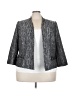 Kasper Chevron-herringbone Gray Blazer Size 18 - photo 1