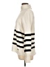 MICHAEL Michael Kors Stripes Ivory Turtleneck Sweater Size L - photo 5