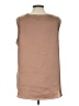 Worthington 100% Polyester Brown Sleeveless Blouse Size L - photo 2