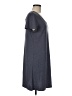 Nine West Solid Gray Casual Dress Size M - photo 4