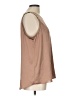 Worthington 100% Polyester Brown Sleeveless Blouse Size L - photo 4
