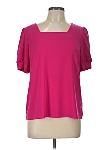 Adrianna Papell Short Sleeve Blouse (view 1)