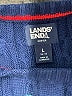 Lands' End 100% Cotton Stripes Blue Pullover Sweater Size L - photo 7