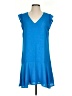 1.State 100% Polyester Solid Blue Casual Dress Size S - photo 1