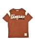 Garb 100% Cotton Brown Short Sleeve T-Shirt Size 5 - photo 1
