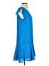 1.State 100% Polyester Solid Blue Casual Dress Size S - photo 4