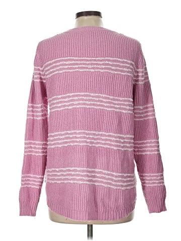 Pink Clover Pullover Sweater (view 2)