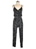 Topshop Graphic Black Jumpsuit Size 2 - photo 1