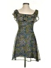Lulus 100% Polyester Paisley Blue Cocktail Dress Size XS - photo 1