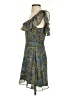 Lulus 100% Polyester Paisley Blue Cocktail Dress Size XS - photo 5