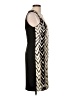 Vince Camuto 100% Polyester Chevron-herringbone Silver Cocktail Dress Size 10 - photo 4