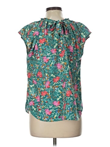 LC Lauren Conrad Short Sleeve Blouse (view 2)