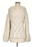 Pol 100% Polyester Ivory Pullover Sweater Size S - photo 1