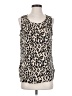 Halogen 100% Polyester Ivory Sleeveless Top Size S - photo 1