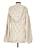 Pol 100% Polyester Ivory Pullover Sweater Size S - photo 2