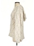 Pol 100% Polyester Ivory Pullover Sweater Size S - photo 5