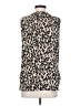 Halogen 100% Polyester Ivory Sleeveless Top Size S - photo 2