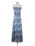 Veronica M. Paisley Blue Casual Dress Size XS - photo 2