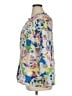 Talbots 100% Cotton Print Yellow Long Sleeve Blouse Size XL - photo 5