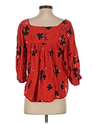 Apiece Apart 3/4 Sleeve Blouse (view 2)