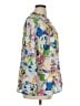 Talbots 100% Cotton Print Yellow Long Sleeve Blouse Size XL - photo 4