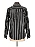 Old Navy Stripes Black Long Sleeve Blouse Size L - photo 2