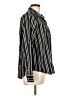 Old Navy Stripes Black Long Sleeve Blouse Size L - photo 4