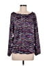 MICHAEL Michael Kors 100% Polyester Purple Long Sleeve Blouse Size M - photo 1