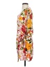 Lush 100% Polyester Print Orange Cocktail Dress Size S - photo 5