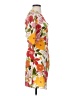 Lush 100% Polyester Print Orange Cocktail Dress Size S - photo 4
