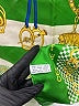 Céline 100% Silk Green scarf One size - photo 6
