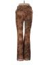 Edge Animal Print Brown Casual Pants Size L - photo 2