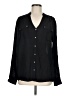 Express 100% Viscose Black Long Sleeve Blouse Size M - photo 1