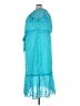 Lane Bryant 100% Polyester Teal Cocktail Dress Size 22 - 24 Plus - photo 5