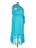 Lane Bryant 100% Polyester Teal Cocktail Dress Size 22 - 24 Plus - photo 4