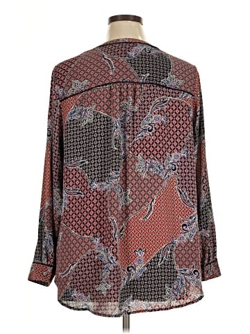 Roz & Ali Long Sleeve Blouse (view 2)