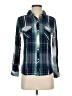 Rails Plaid Teal Long Sleeve Button-Down Shirt Size S - photo 1