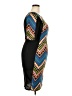 Chesley Chevron-herringbone Blue Cocktail Dress Size 2X - photo 4