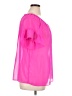 Milly Pink Short Sleeve Blouse Size XL - photo 4