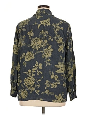 Jones New York Long Sleeve Silk Top (view 2)