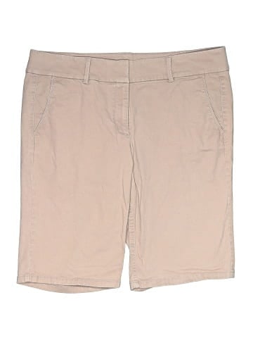 Ann Taylor LOFT Khaki Shorts (view 1)