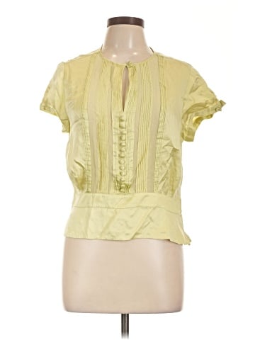 Ann Taylor Short Sleeve Silk Top (view 1)