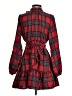 Unbranded Plaid Red Casual Dress Size S - photo 2