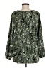 Alfani Green Long Sleeve Blouse Size M - photo 2