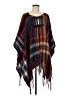 Mixit 100% Acrylic Burgundy Poncho One size - photo 1