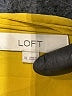 Ann Taylor LOFT 100% Polyester Yellow Long Sleeve Blouse Size XL - photo 7