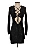 Topshop Black Long Sleeve Top Size 2 - photo 2