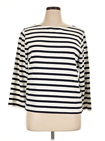 J.Crew 3/4 Sleeve T-Shirt (view 1)