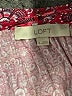 Ann Taylor LOFT 100% Polyester Paisley Burgundy Sleeveless Blouse Size XL - photo 7