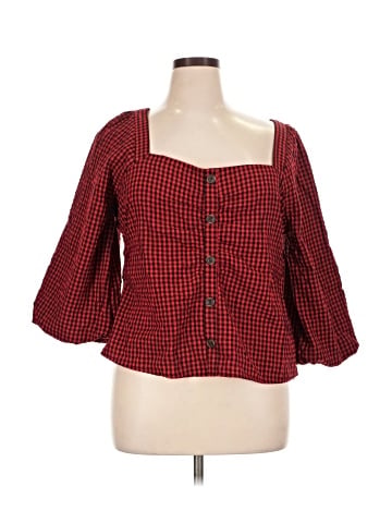 Ann Taylor LOFT 3/4 Sleeve Blouse (view 1)